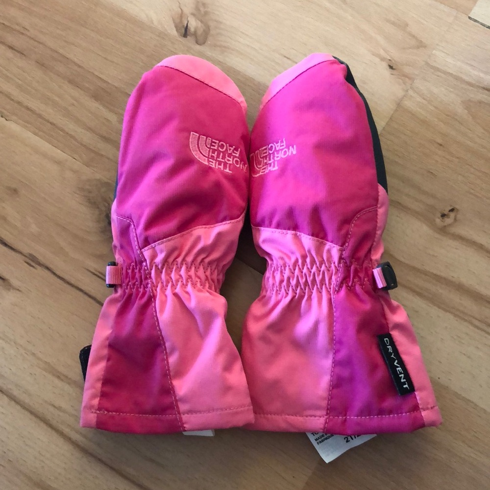 2T North Face winter mittens